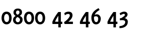 0800 42 46 43